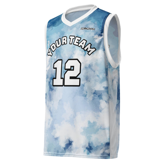 Personalized basketball jersey with custom name and number