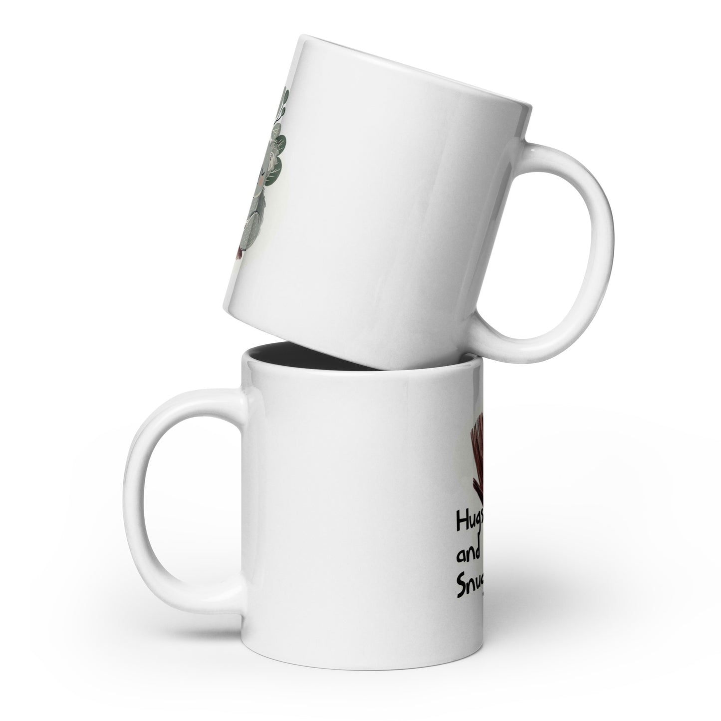 Eco-friendly ceramic mug featuring Australian print – dishwasher safe