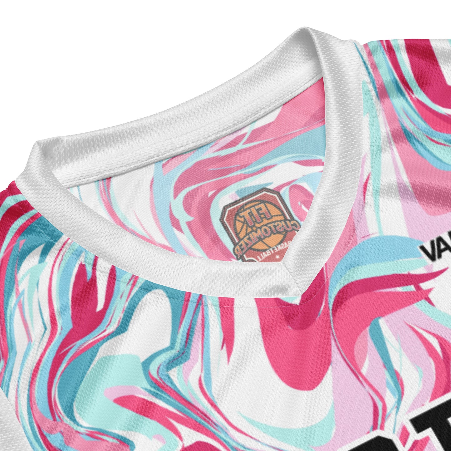 Personalized basketball jersey with custom name and number