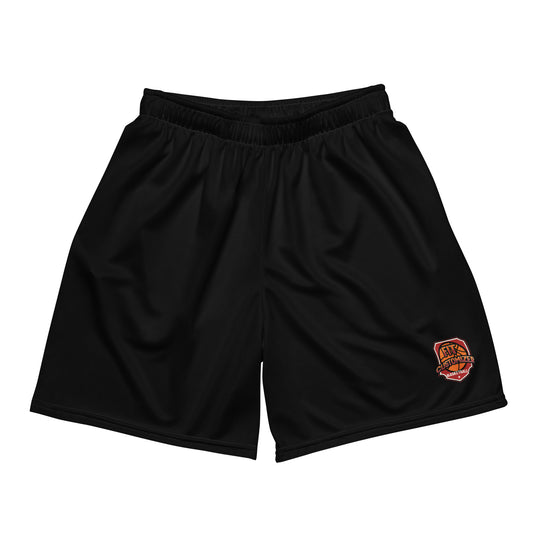 Custom team basketball shorts in black design