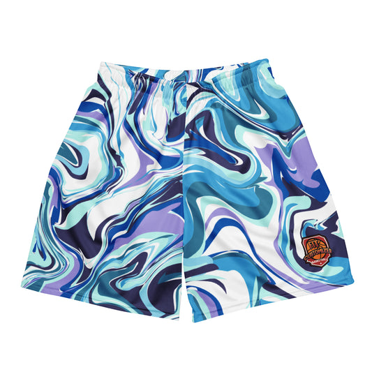 Blue Marble customizable basketball shorts for teams
