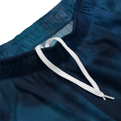 Dark Knight unisex basketball shorts made from recycled mesh