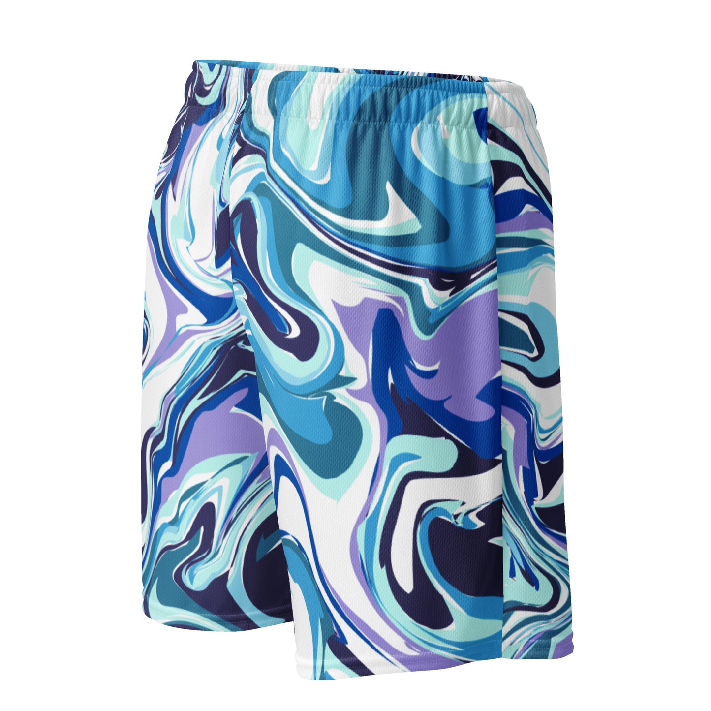 Blue Marble customizable basketball shorts for teams