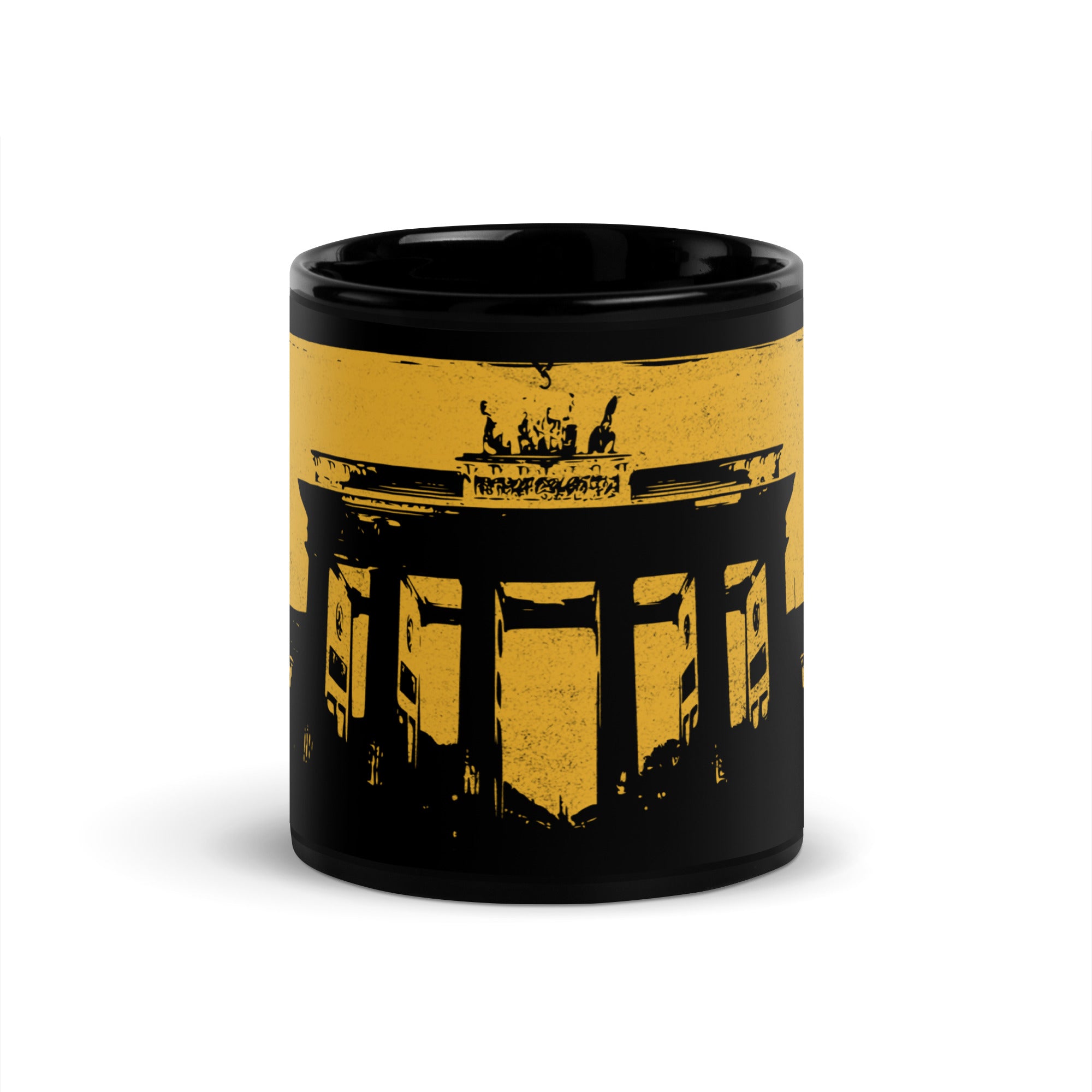 Berlin Black Glossy Mug