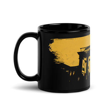 Berlin mug with sleek black finish and modern design
