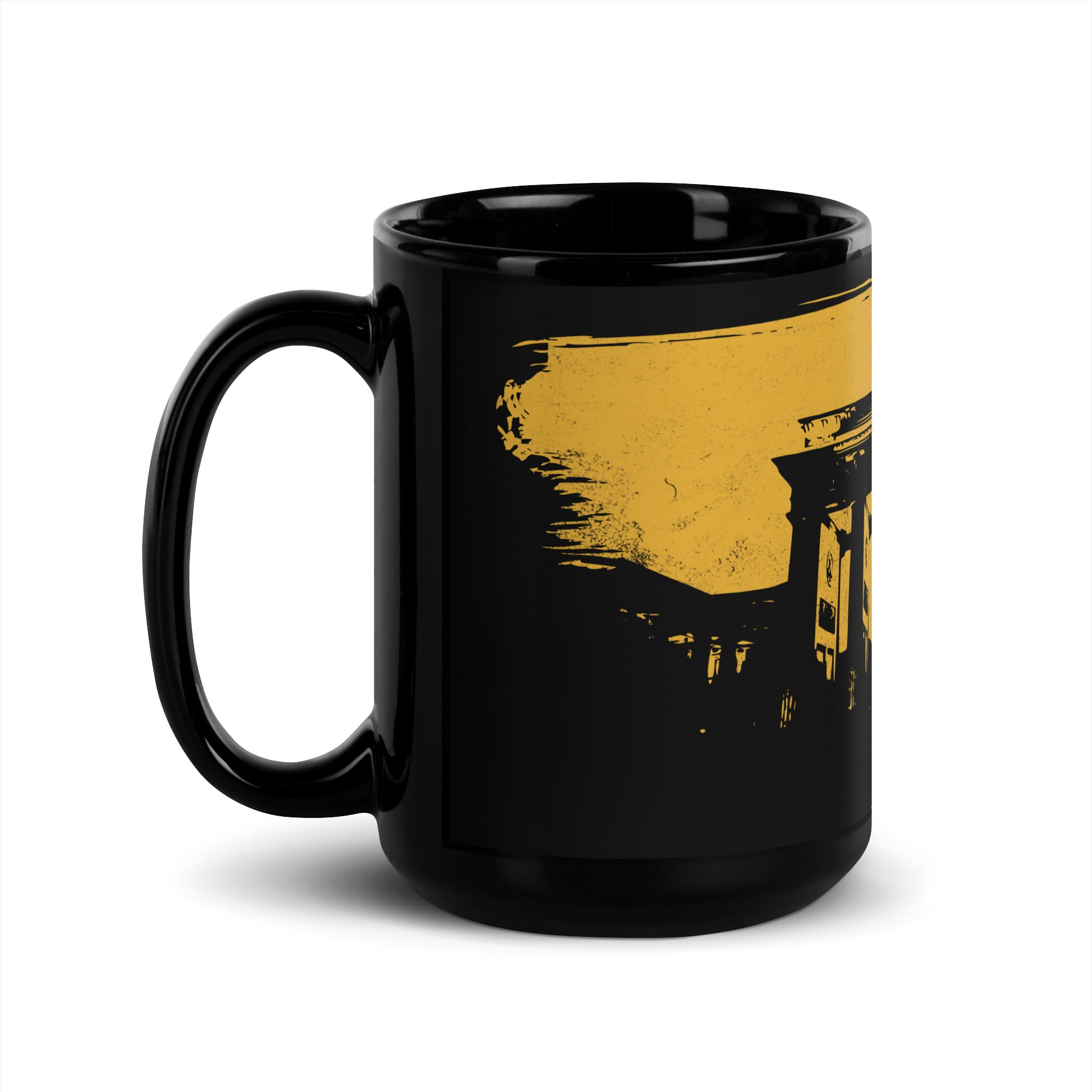 Berlin Black Glossy Mug