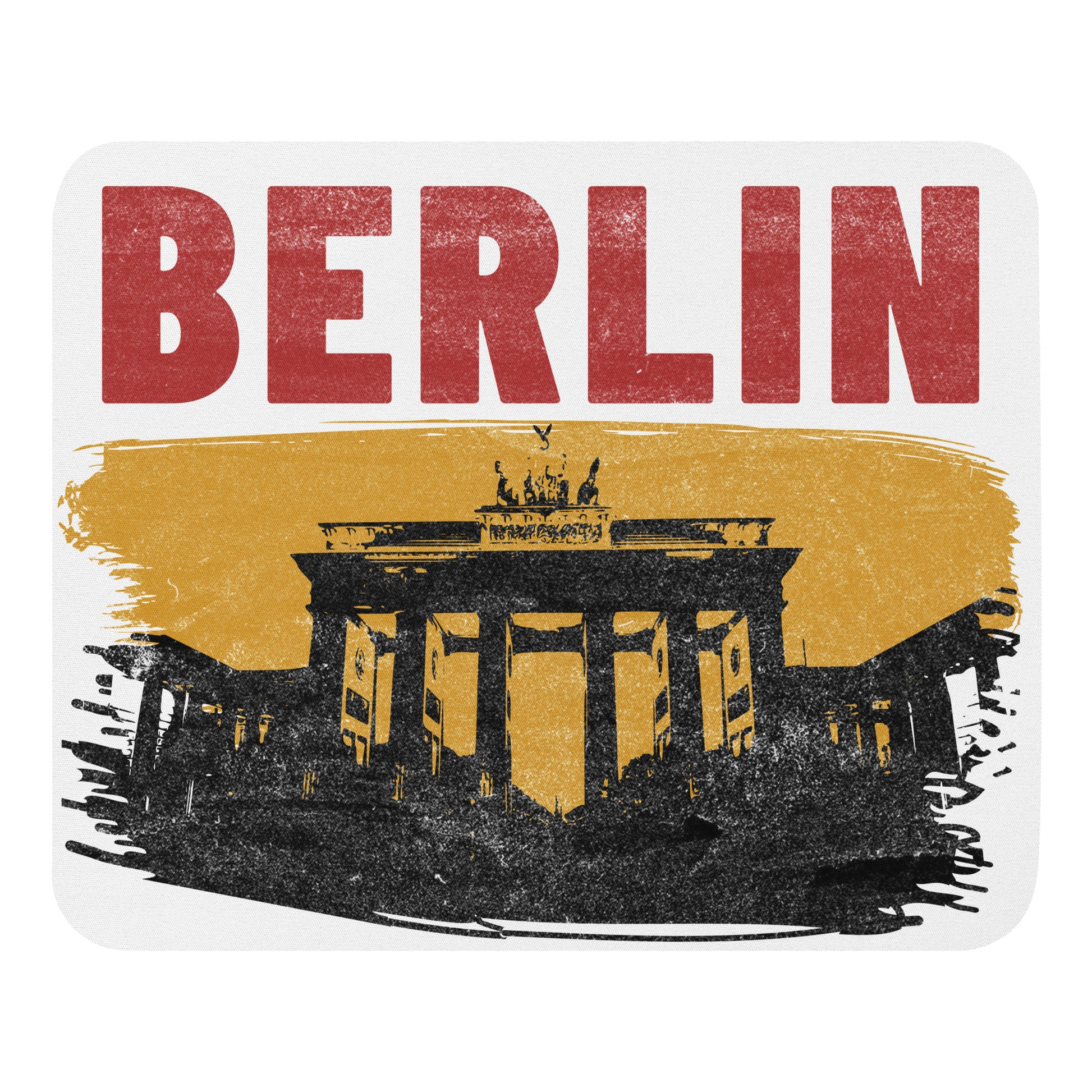 Close-up of smooth Berlin Germany mouse pad surface