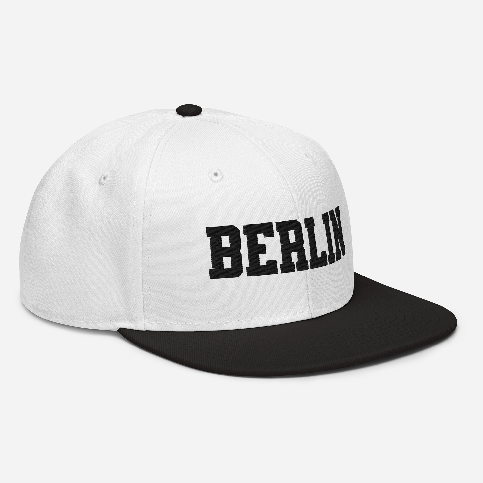 Side angle of high-profile Berlin Germany streetwear cap