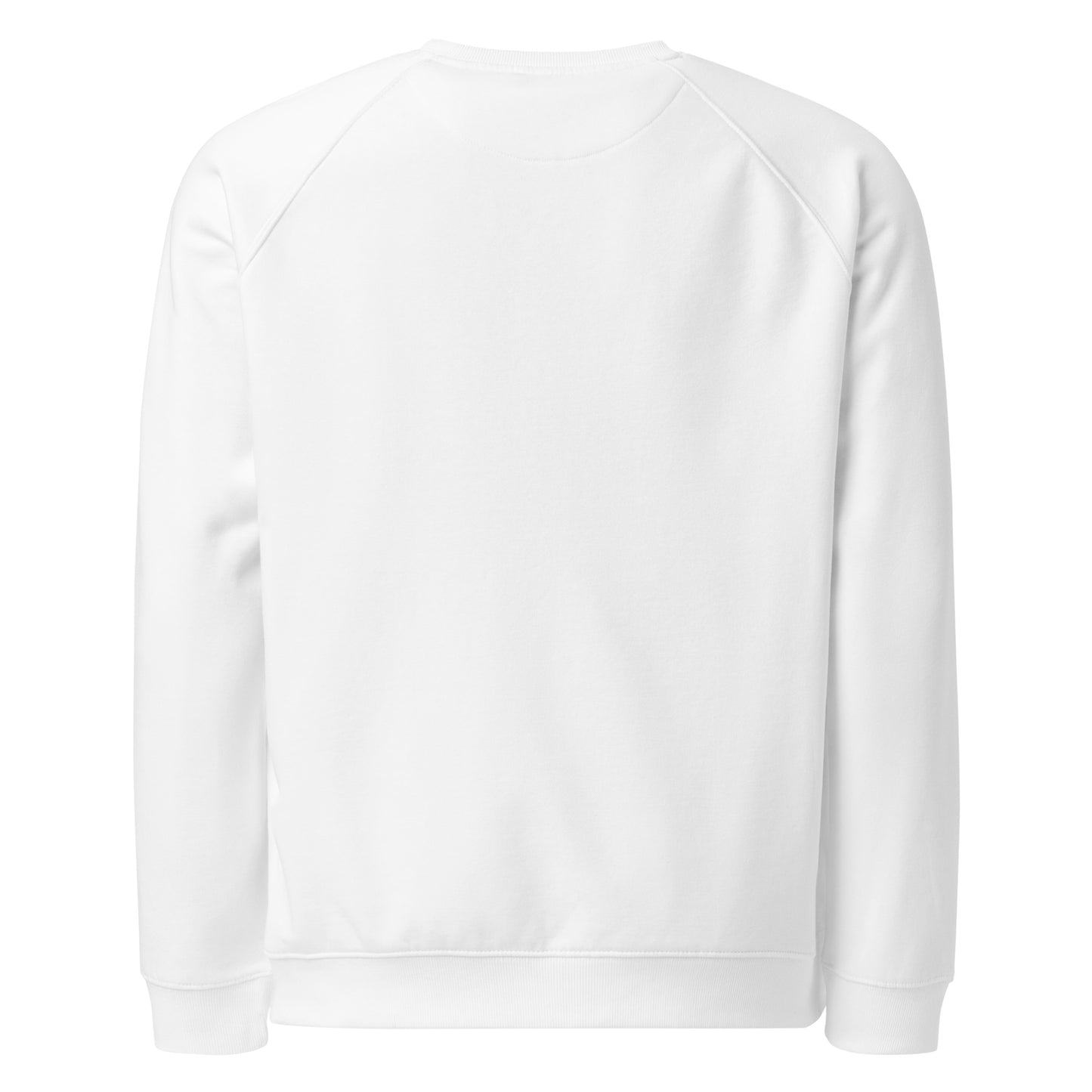 Paris France Unisex Organic Raglan Sweatshirt by Fitcustomizer Oy – Sustainable French Style Sweatshirt in Organic Cotton