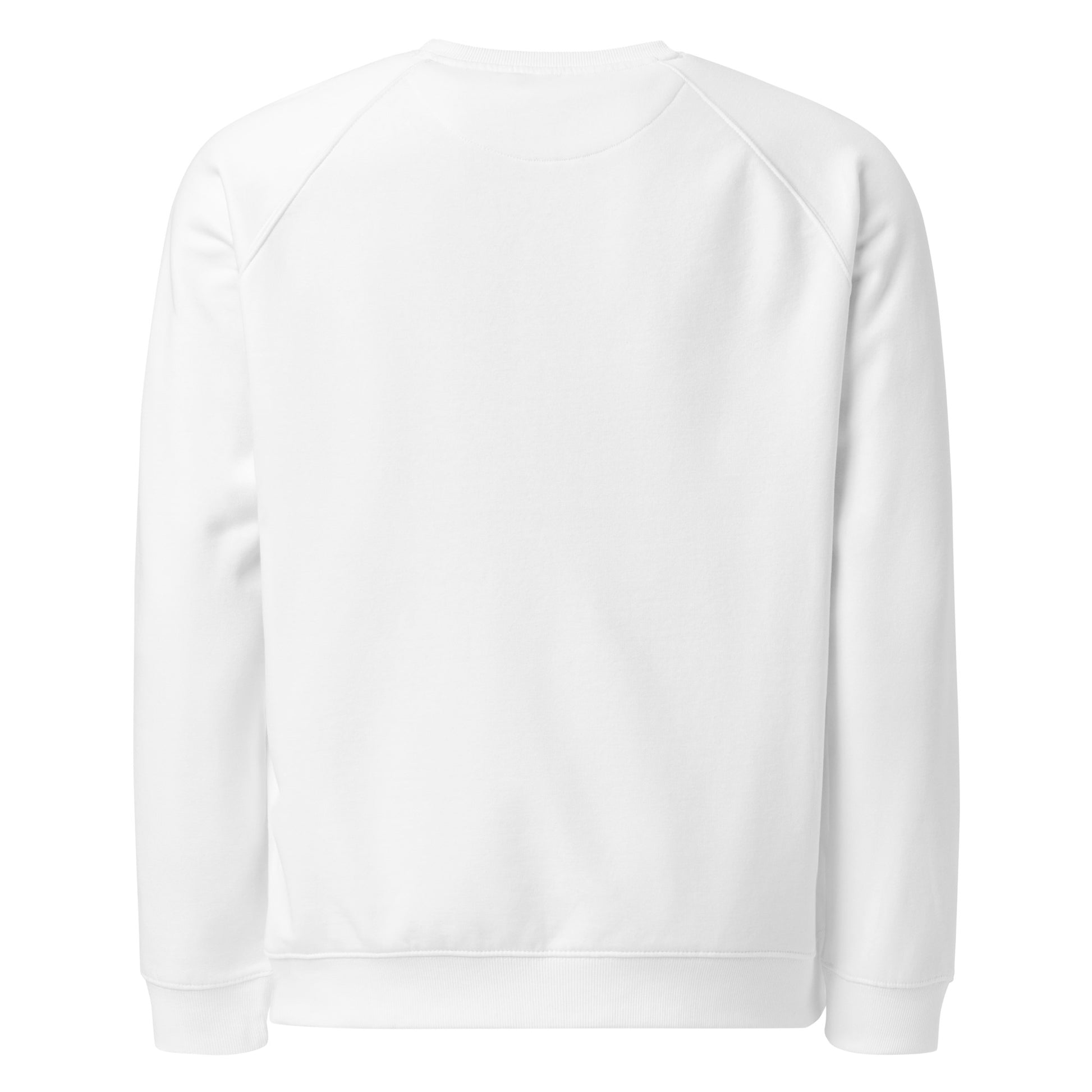 Paris France Unisex Organic Raglan Sweatshirt by Fitcustomizer Oy – Sustainable French Style Sweatshirt in Organic Cotton