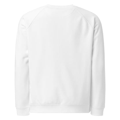 Paris France Unisex Organic Raglan Sweatshirt by Fitcustomizer Oy – Sustainable French Style Sweatshirt in Organic Cotton