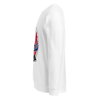 Paris France Unisex Organic Raglan Sweatshirt by Fitcustomizer Oy – Sustainable French Style Sweatshirt in Organic Cotton