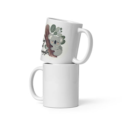 Australia-inspired white coffee mug – durable ceramic drinkware
