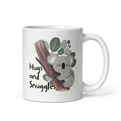 White glossy mug with Australian theme by Fitcustomizer – ceramic coffee cup