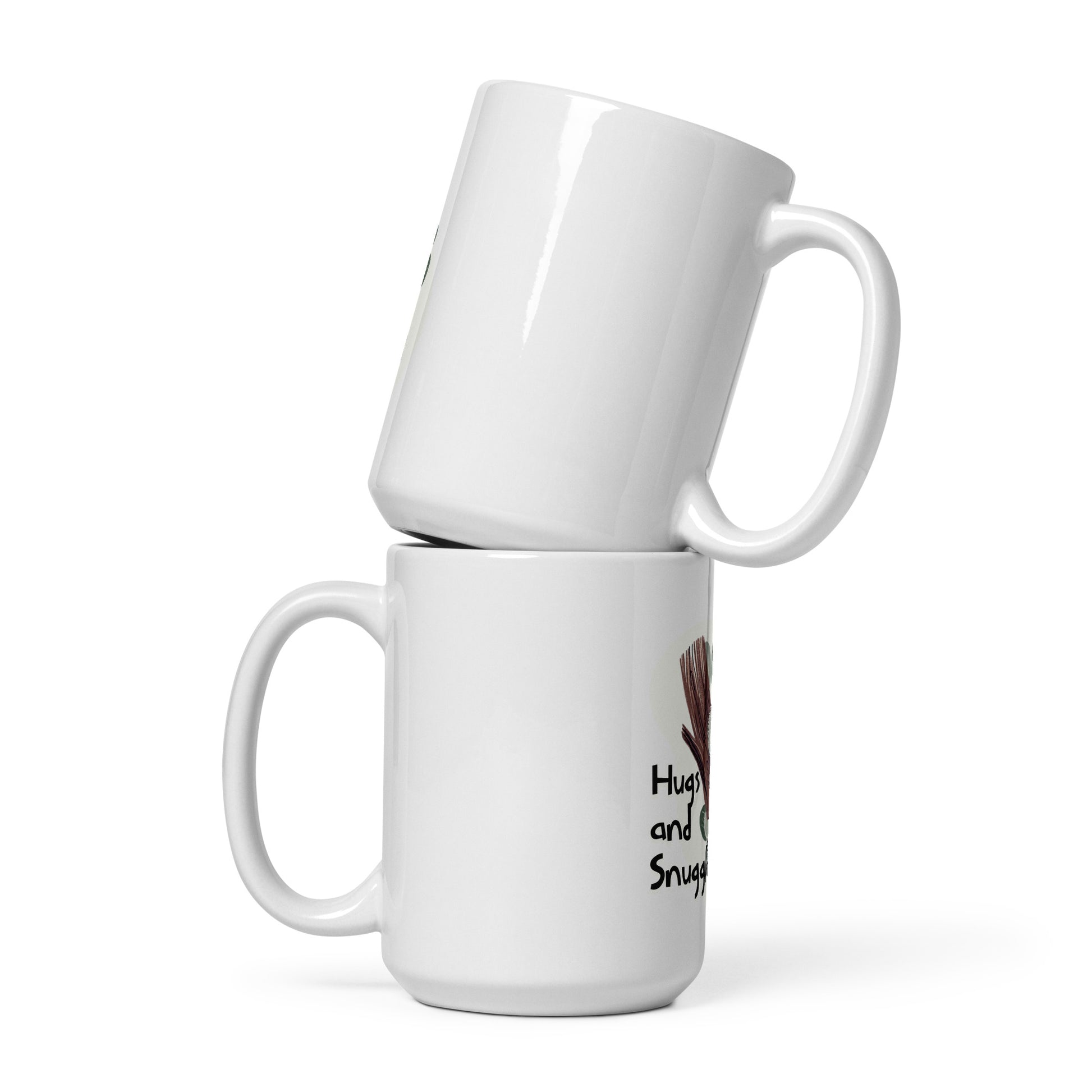 Eco-friendly ceramic mug featuring Australian print – dishwasher safe